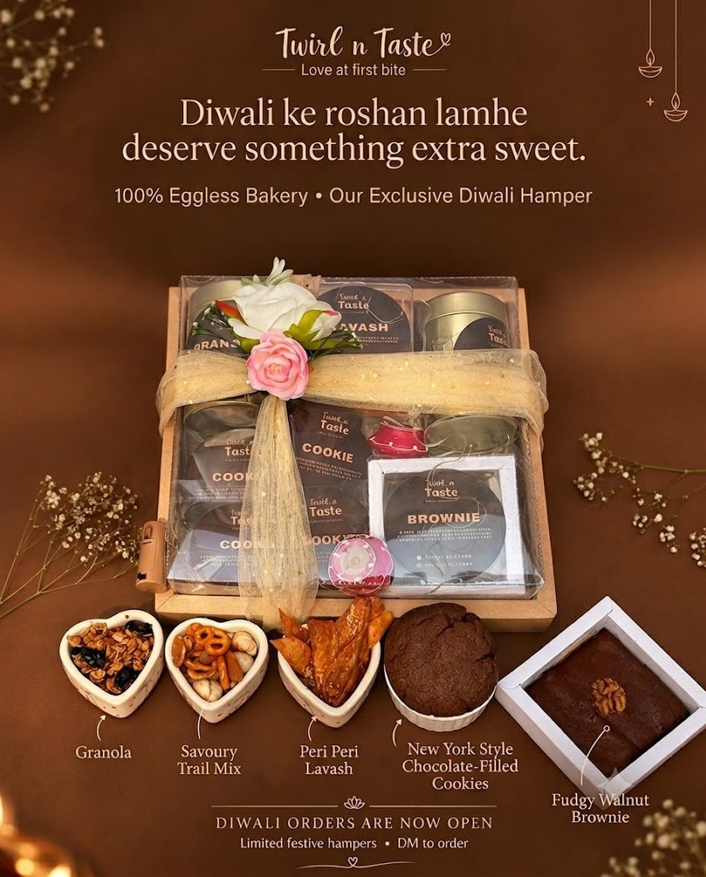 Twirl n Taste festive gift hamper